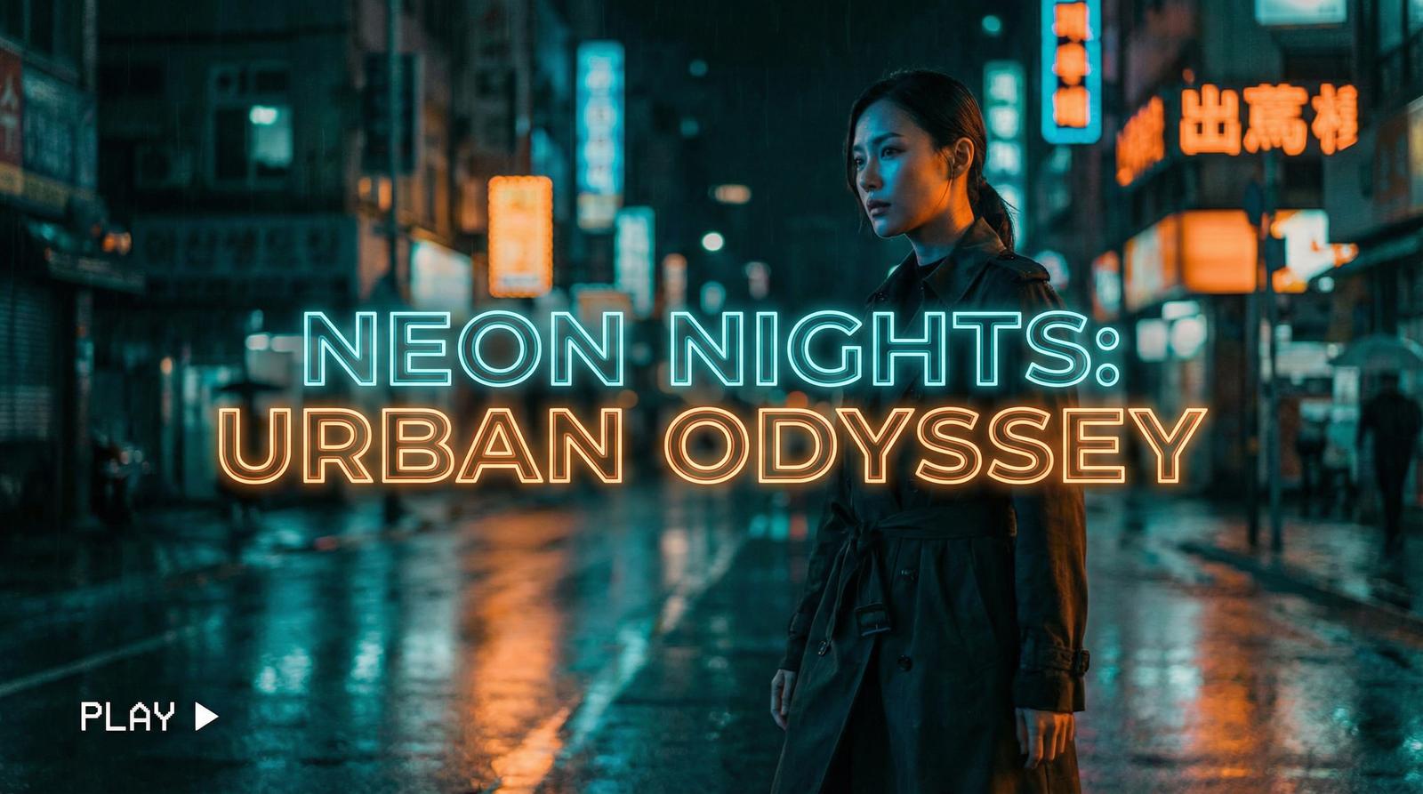 黑丝城市夜景视频